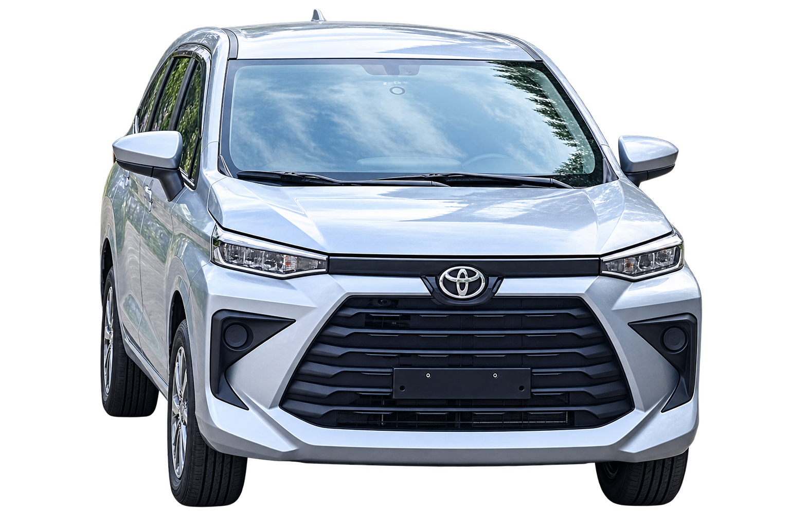 Silver Toyota Avanza